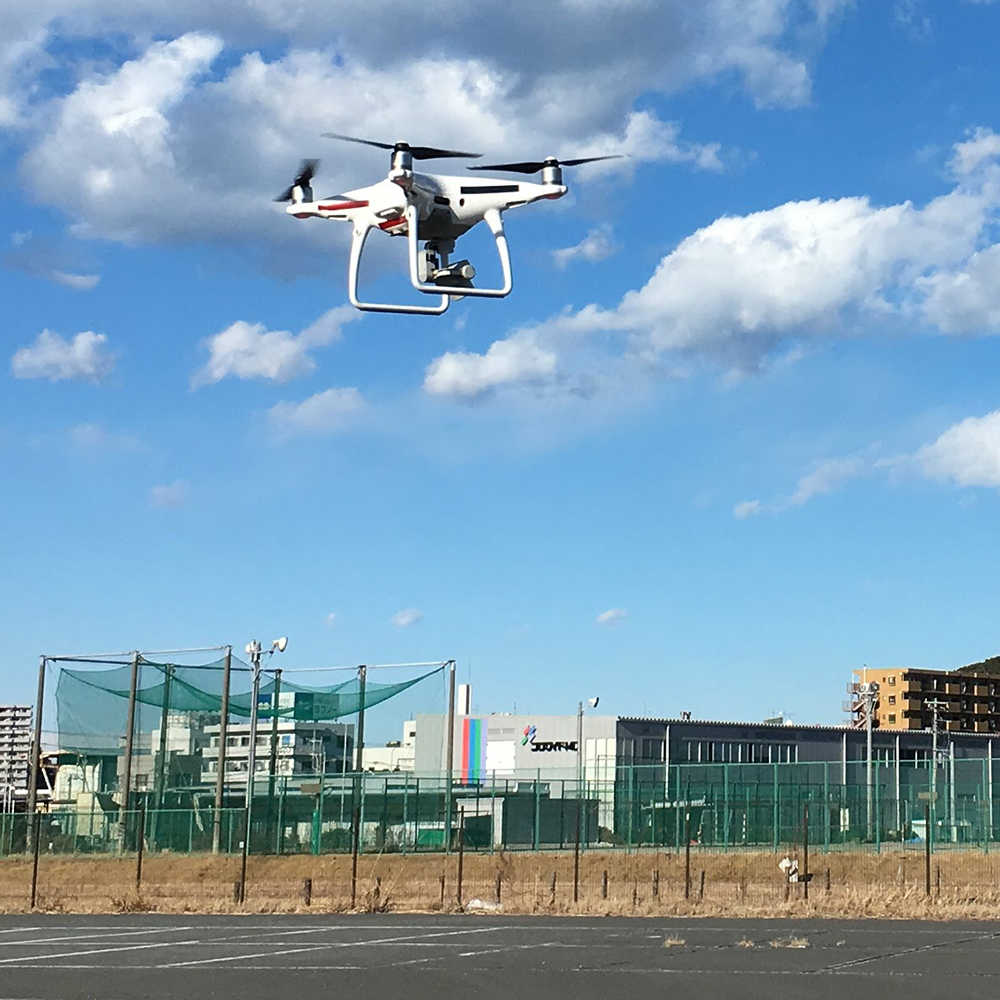 ドローンうを活用した工事進捗記録