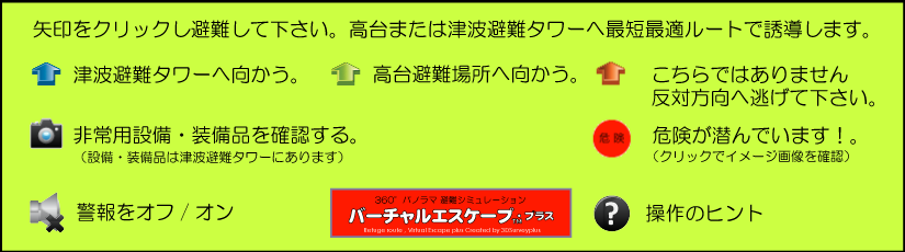 バーチャルエスケープ・プラス操作案内