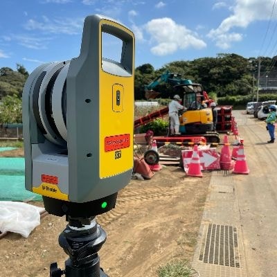 神奈川県　滋賀県　建設ICT施工　地上型レーザスキャナによる測量 