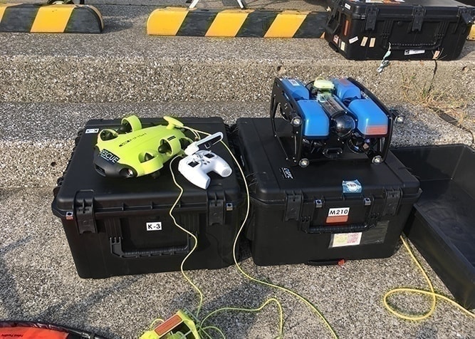 水中ドローンを活用したプラント等設備点検を承ります